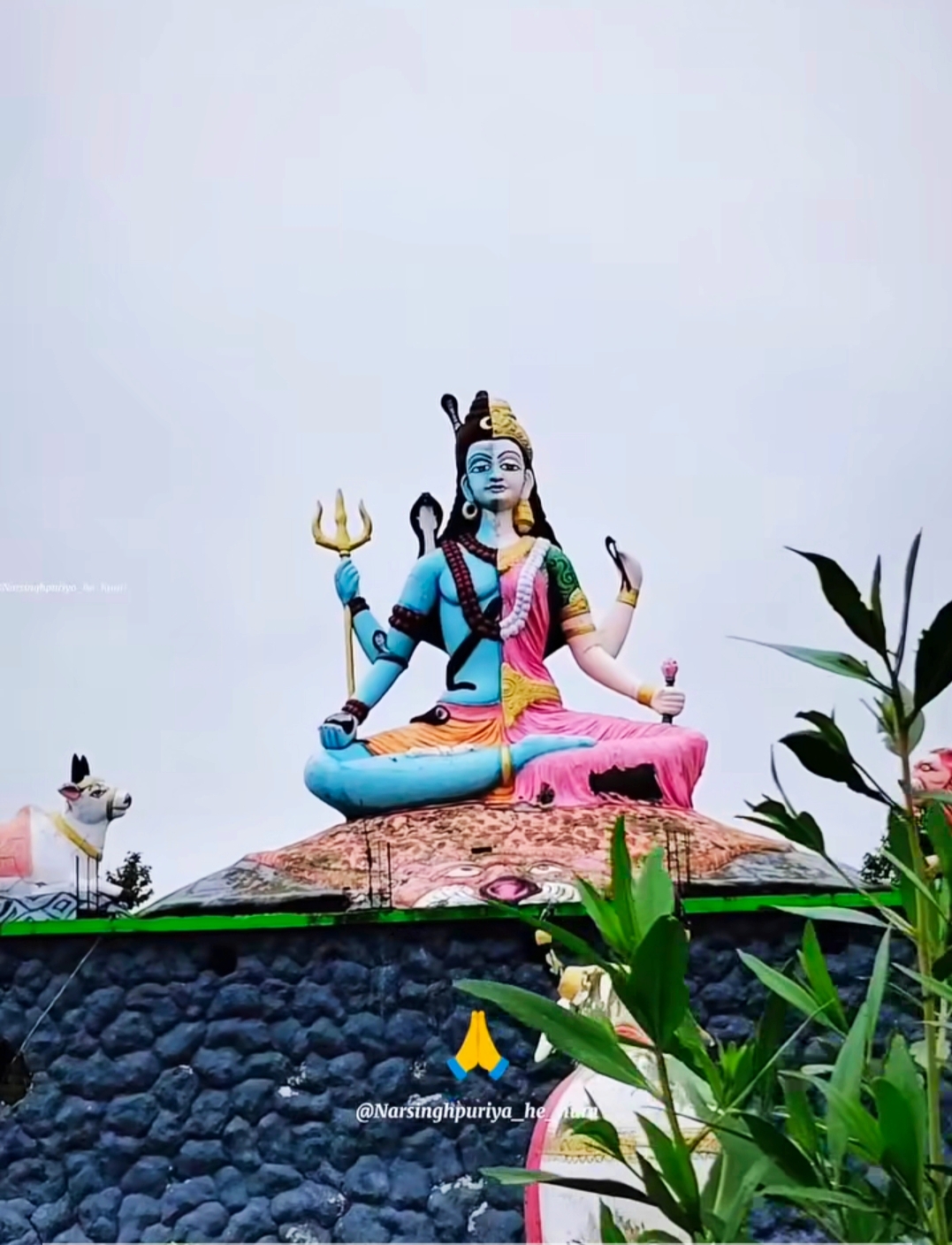 Ardh Narishwagar shiva statue Nandan green cityЁЯФ▒ 1000188466